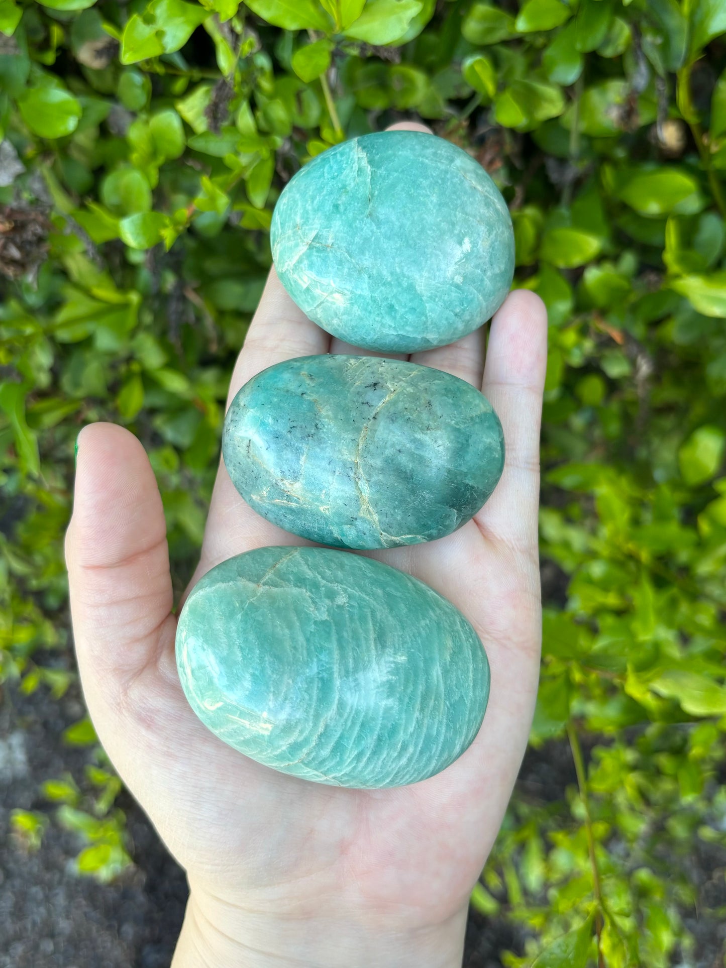 Amazonite Palmstones- Large