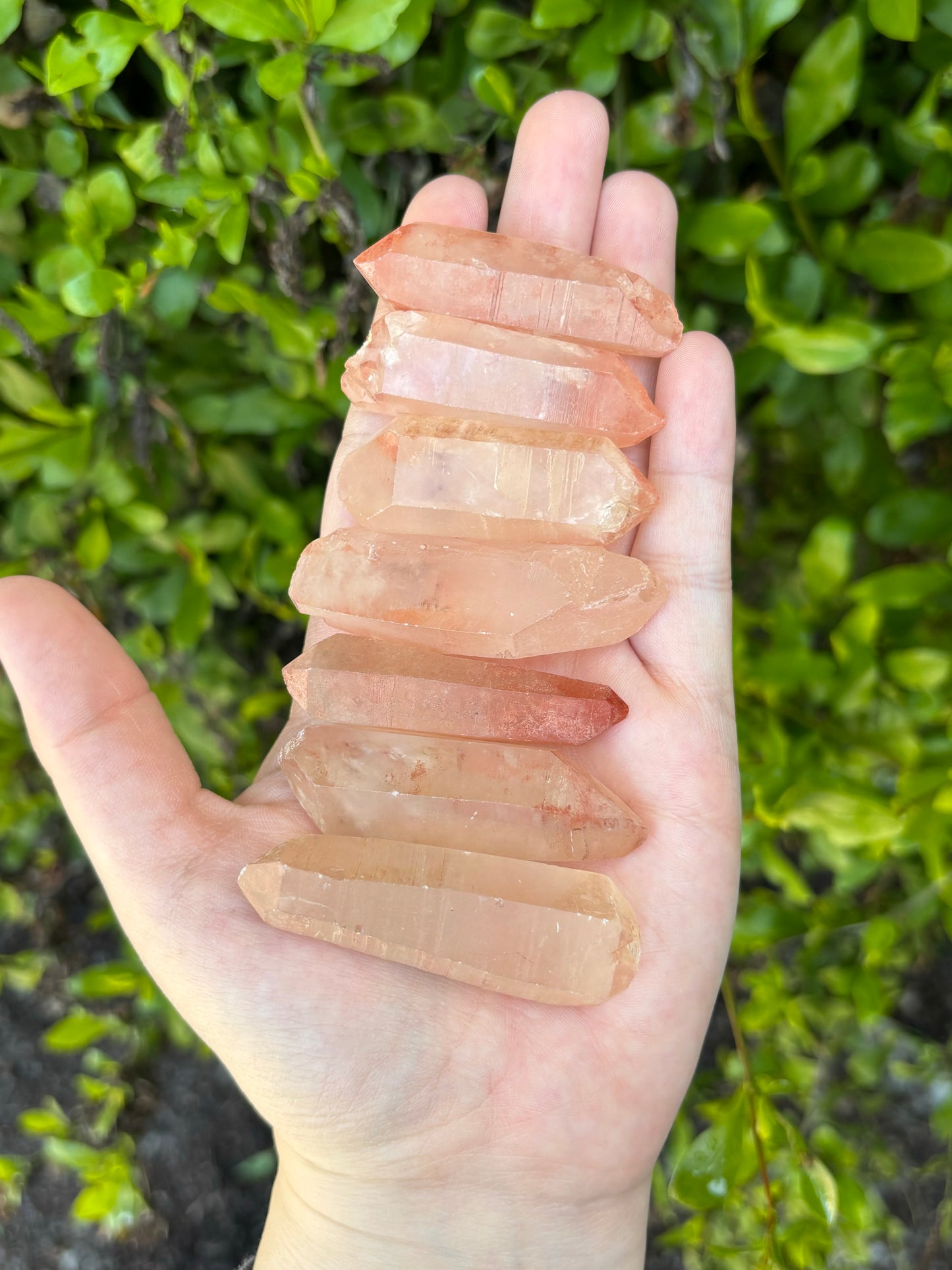 Pink Lemurian points