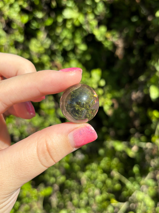 Light Smoky Quartz spheres