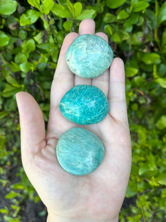 Amazonite Palmstones- Small