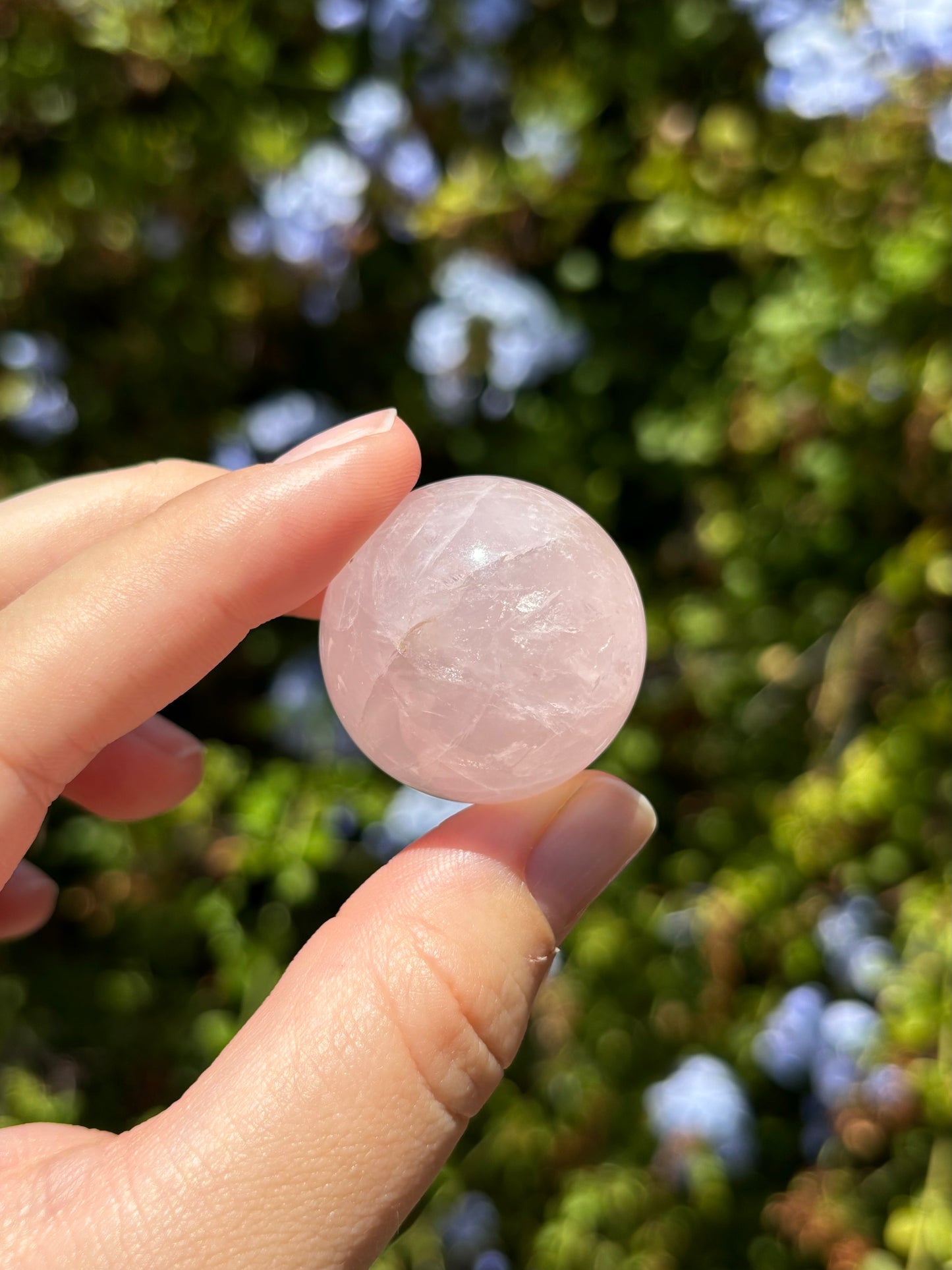 Rose Quartz spheres