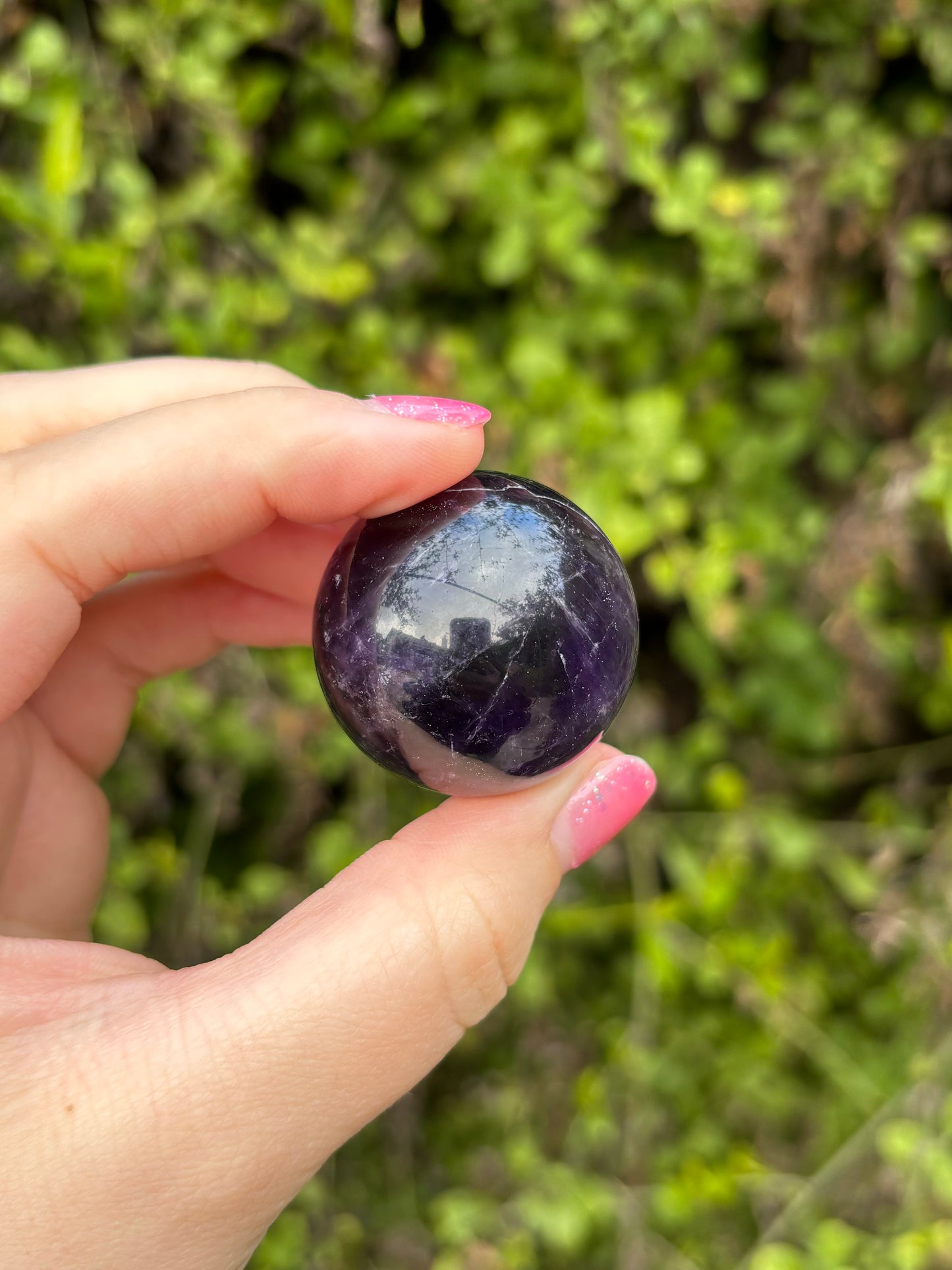 Amethyst spheres