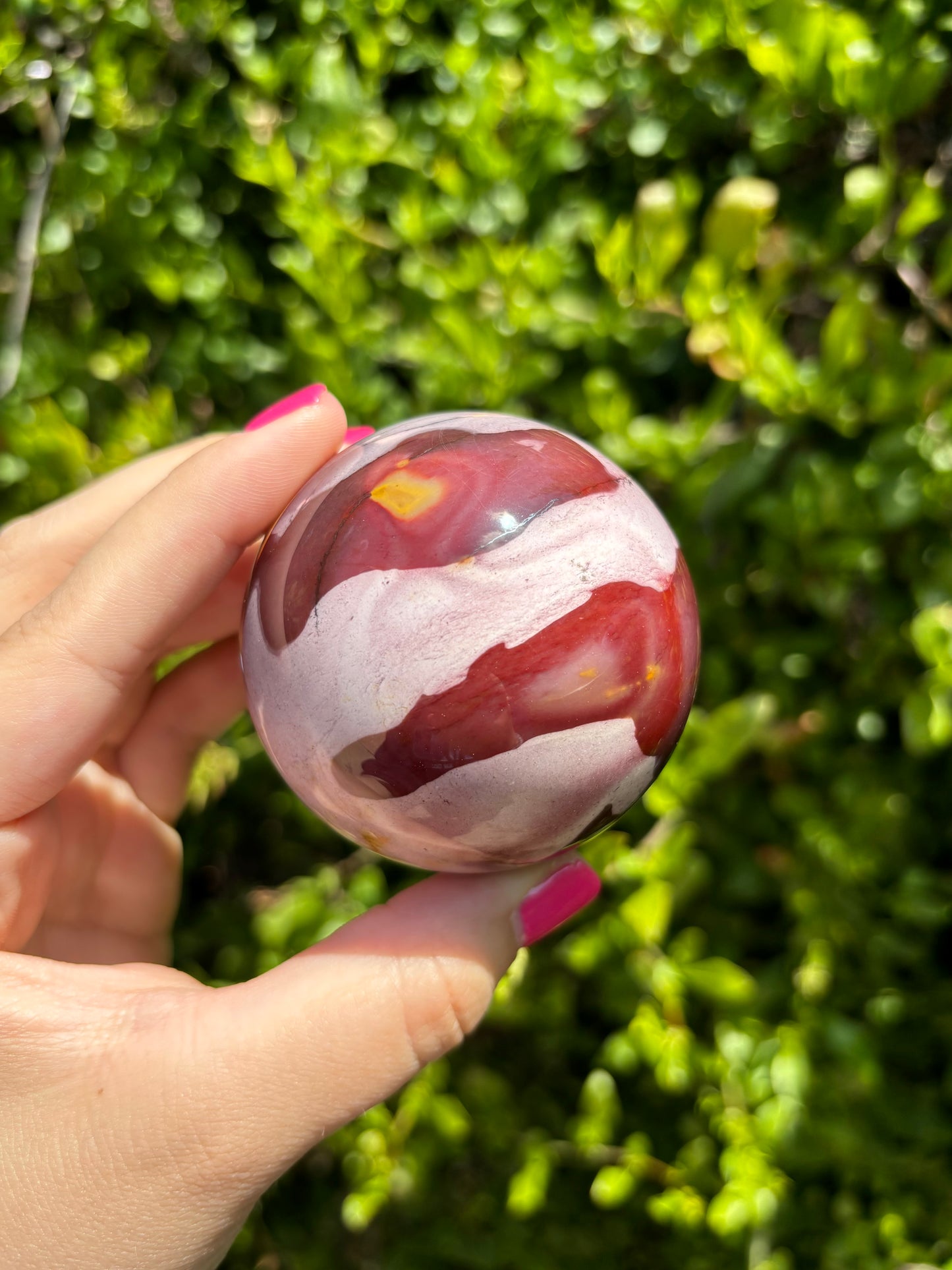 Mookaite Jasper spheres