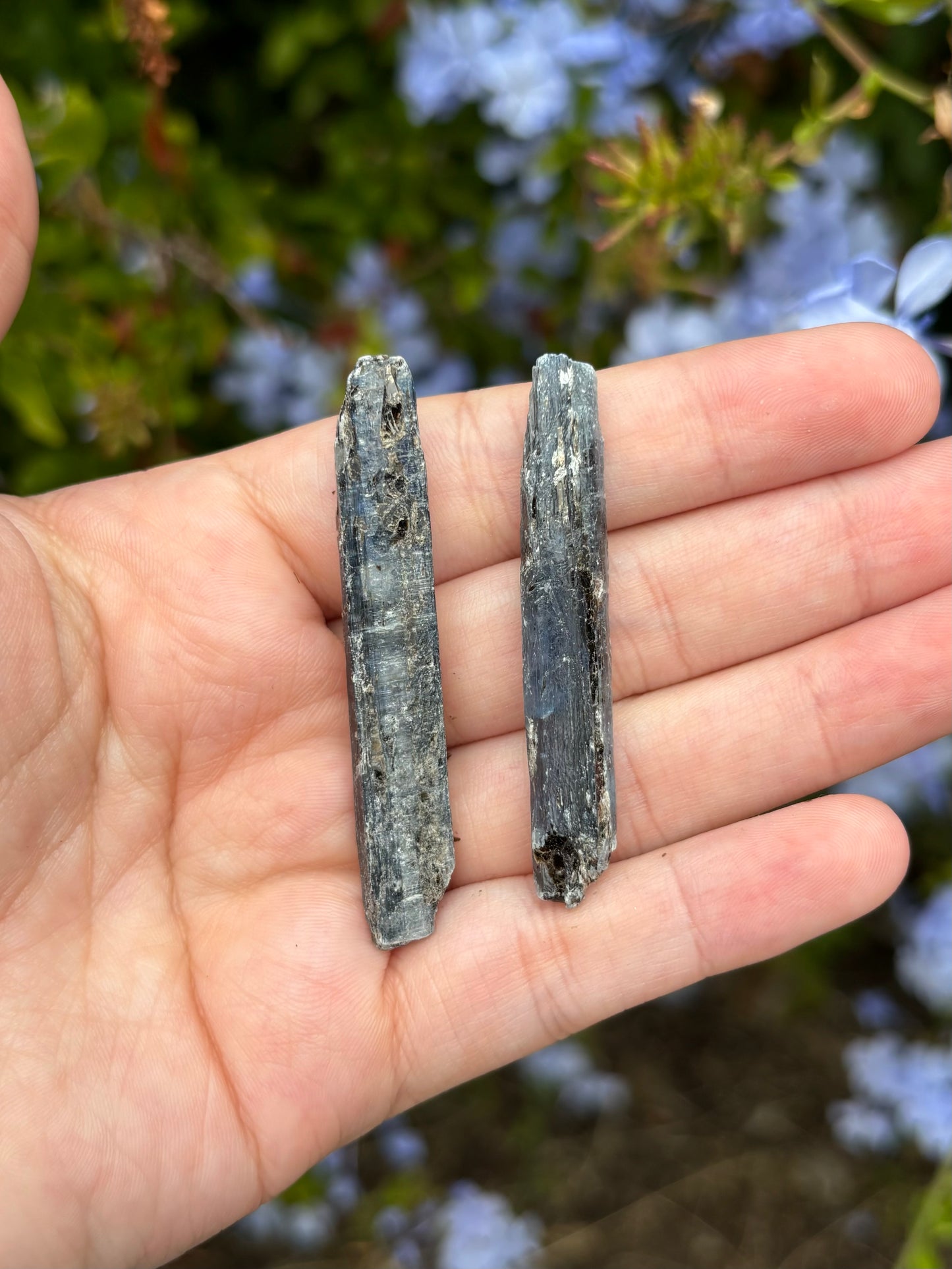 Indigo Kyanite blades