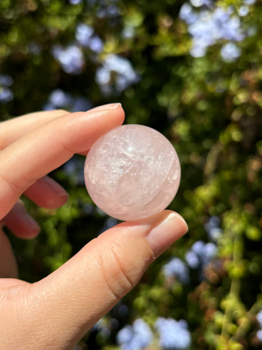 Rose Quartz spheres