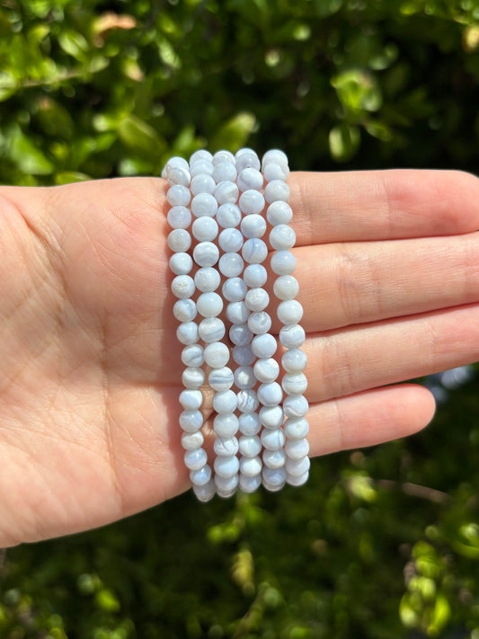 Blue Lace Agate bracelets