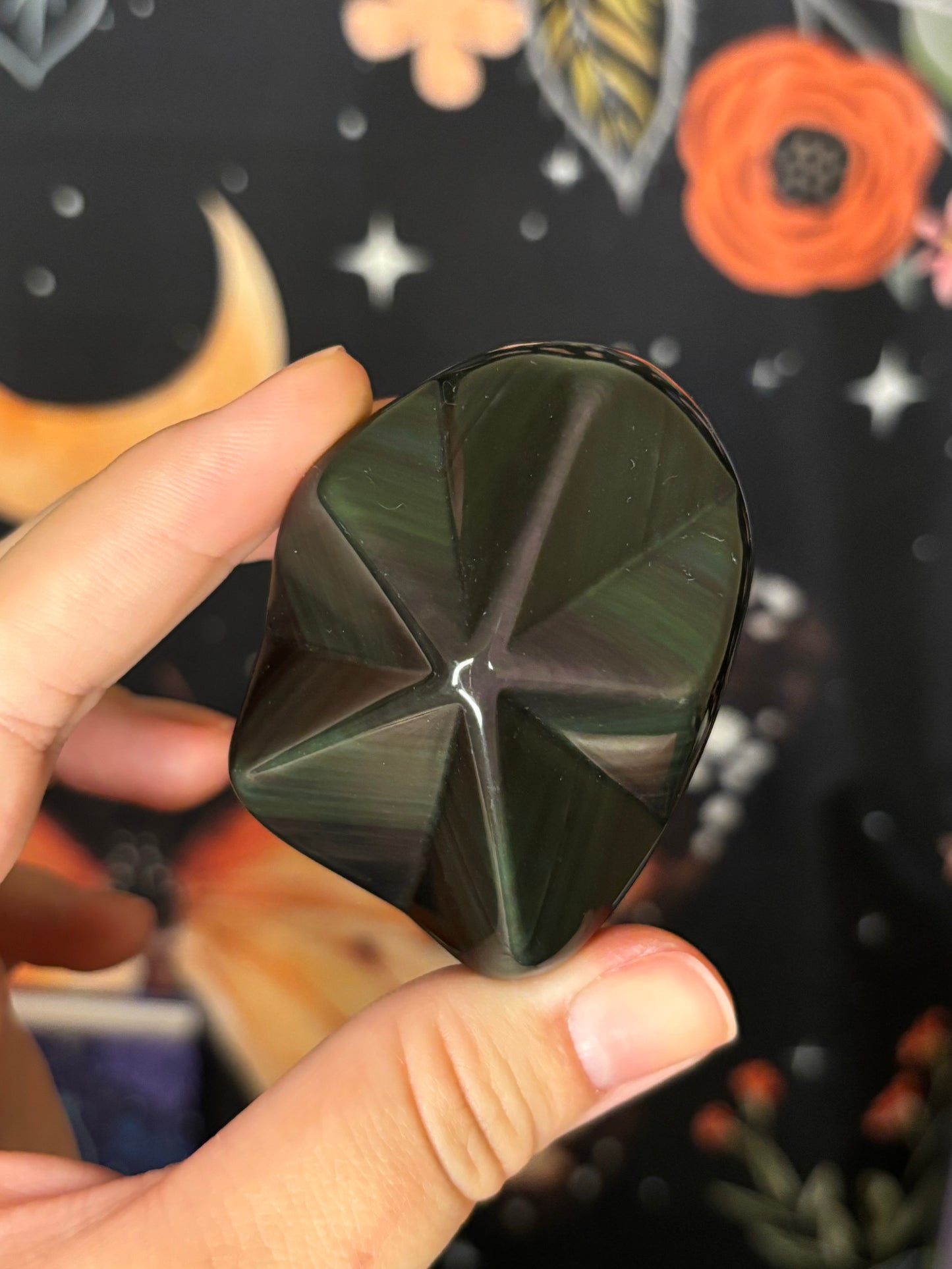 Rainbow Obsidian star B