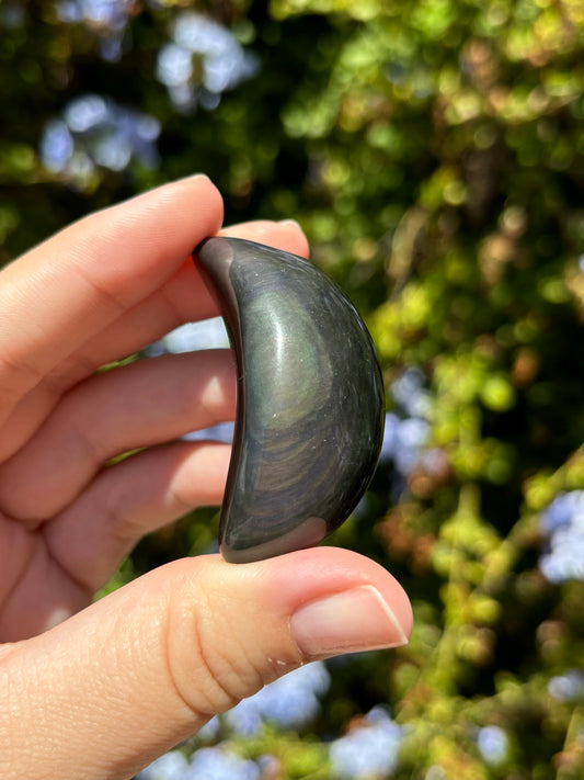 Rainbow Obsidian moons