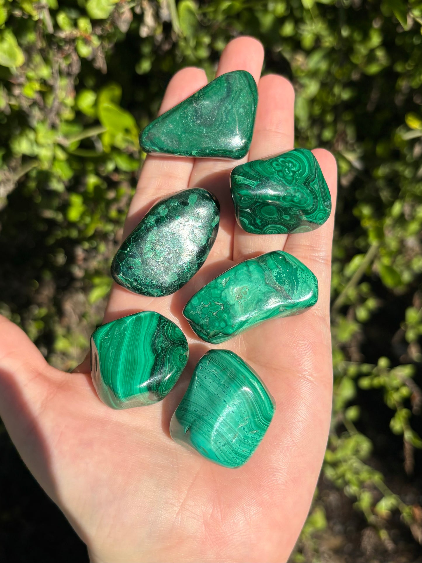 Malachite tumbles- XL