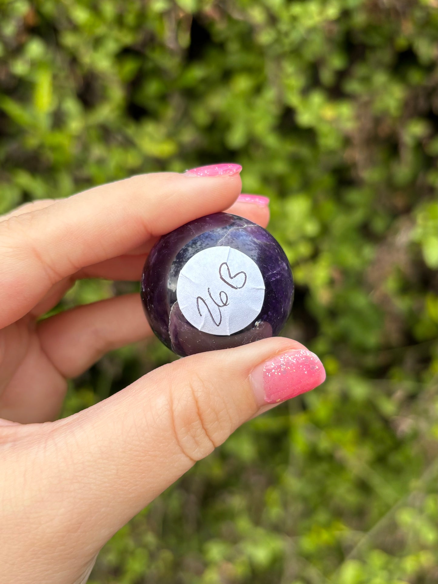 Amethyst spheres