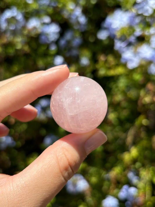 Rose Quartz spheres