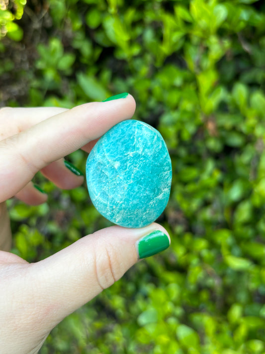 Amazonite Palmstones- Small