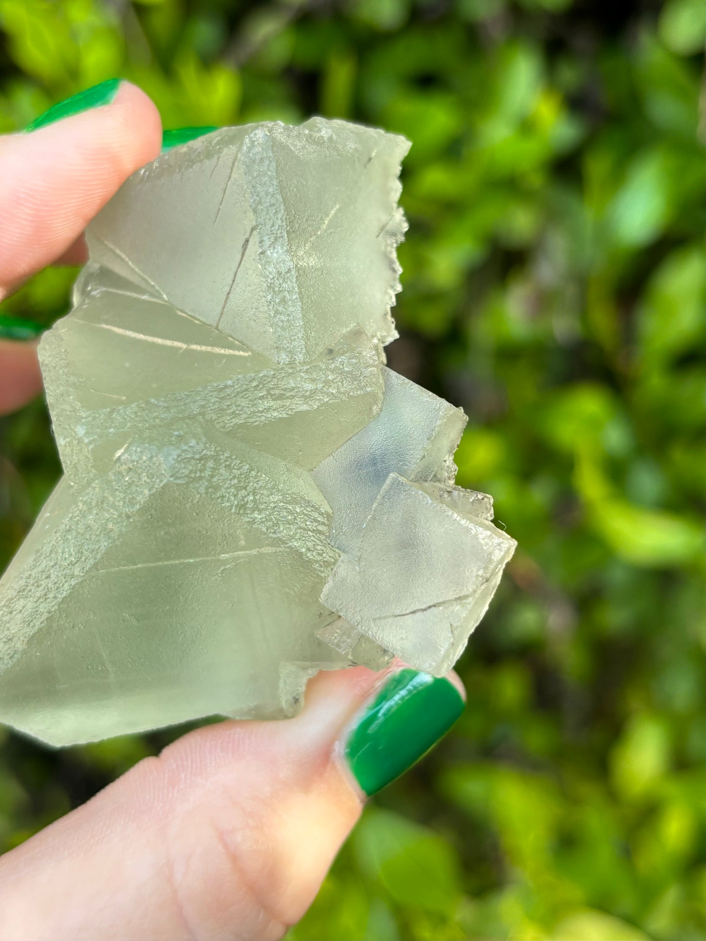 Green Cubic Fluorite A