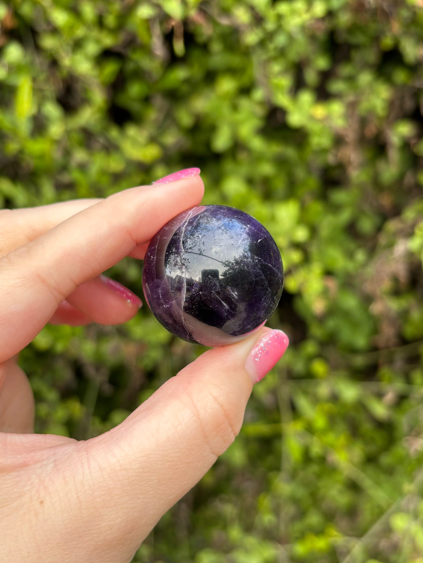 Amethyst spheres