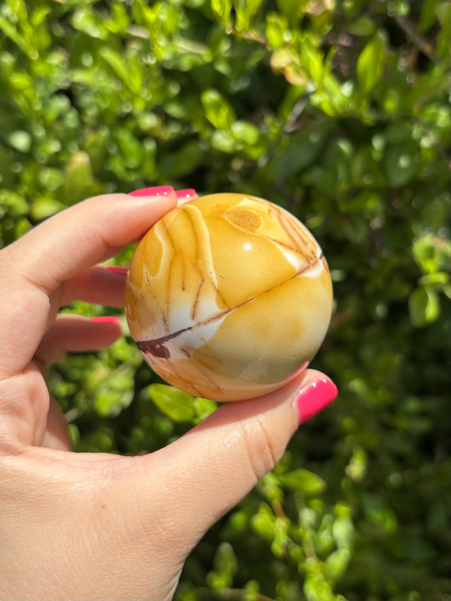 Mookaite Jasper spheres