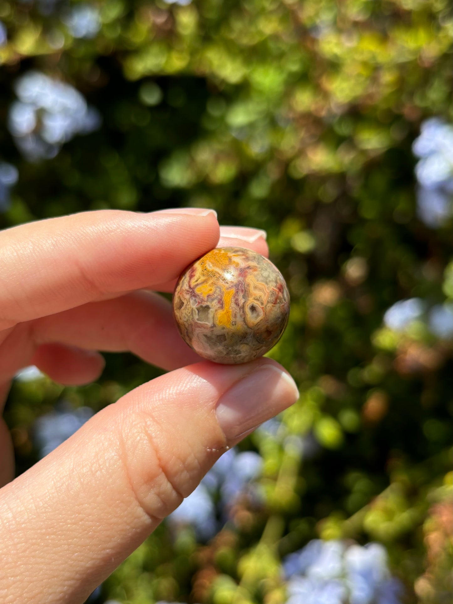 Crazy Lace Agate mini spheres