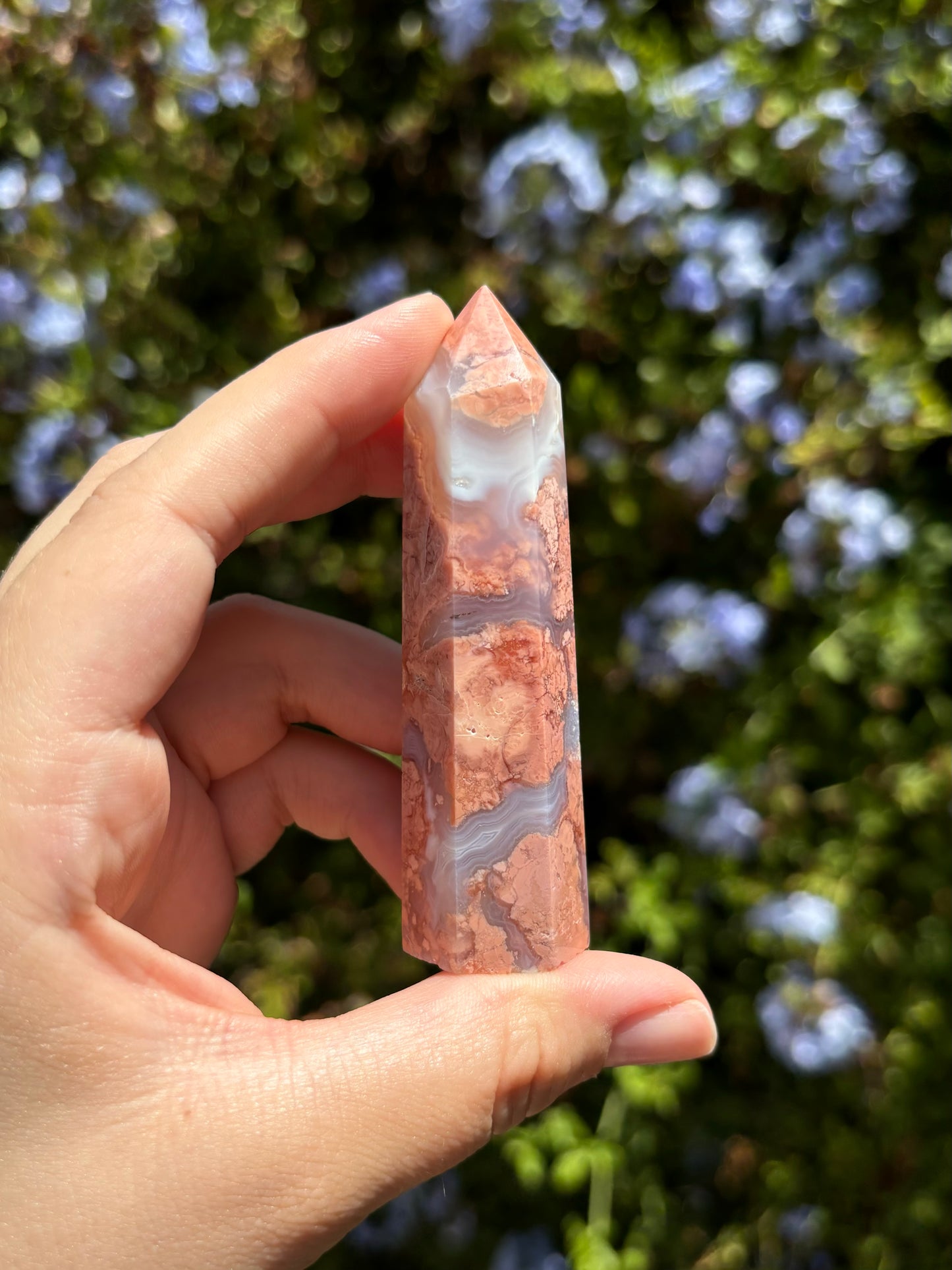 Cotton Candy Agate towers