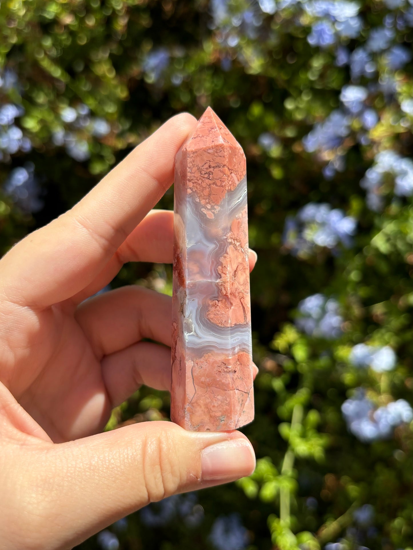 Cotton Candy Agate towers