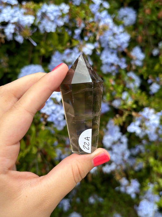 Smoky Quartz scepters