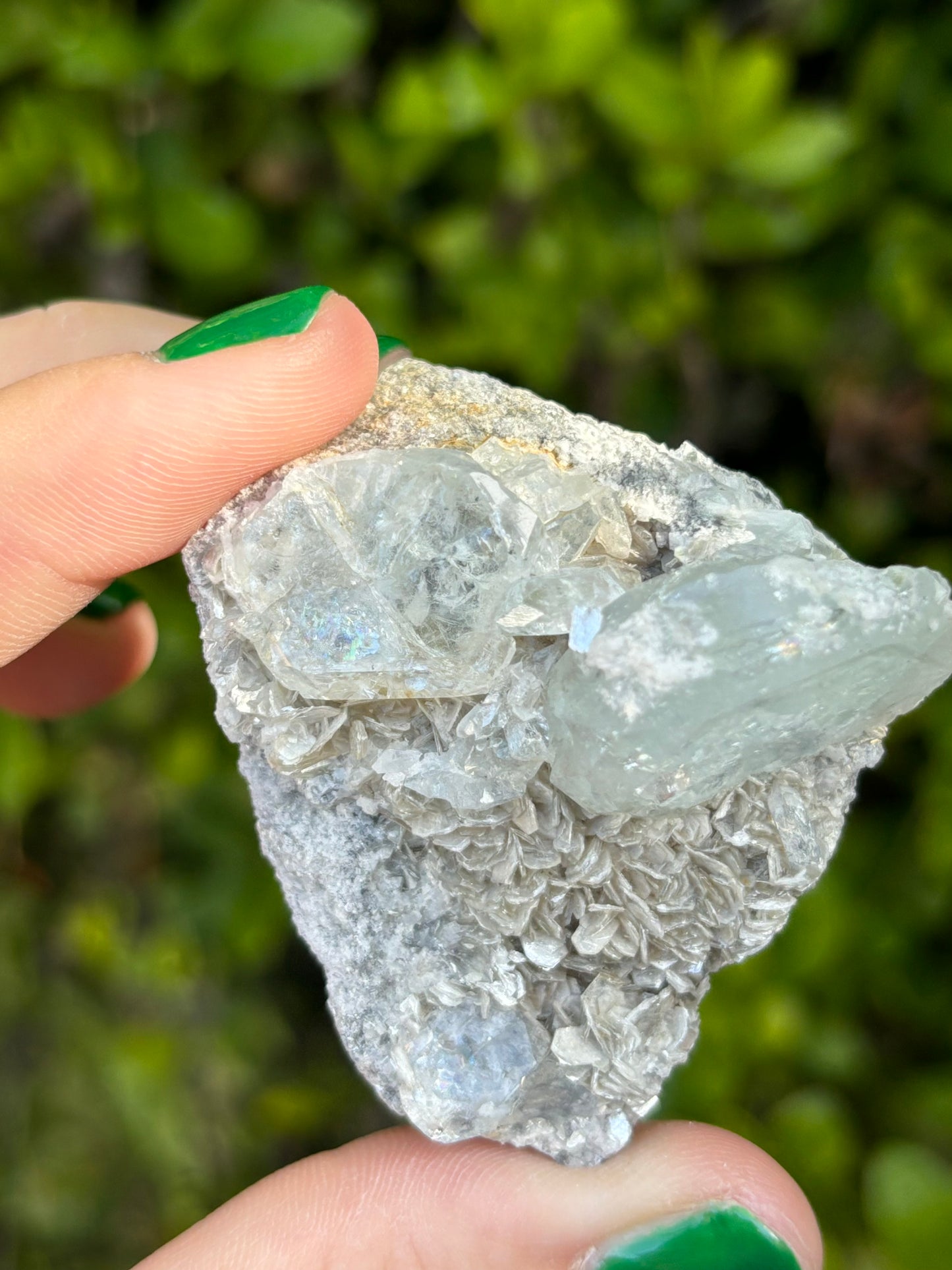 Aquamarine with Mica specimen B