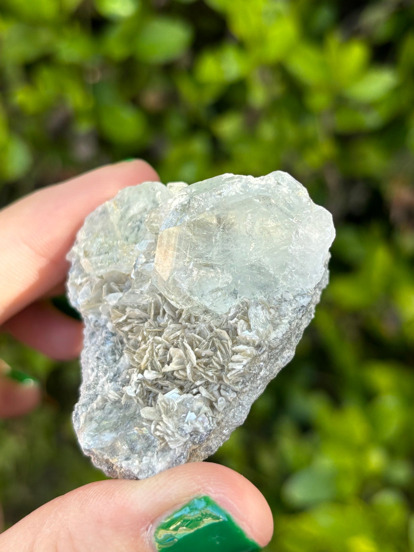 Aquamarine with Mica specimen B