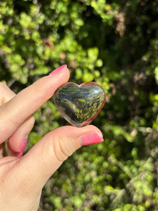 Smoky Quartz hearts