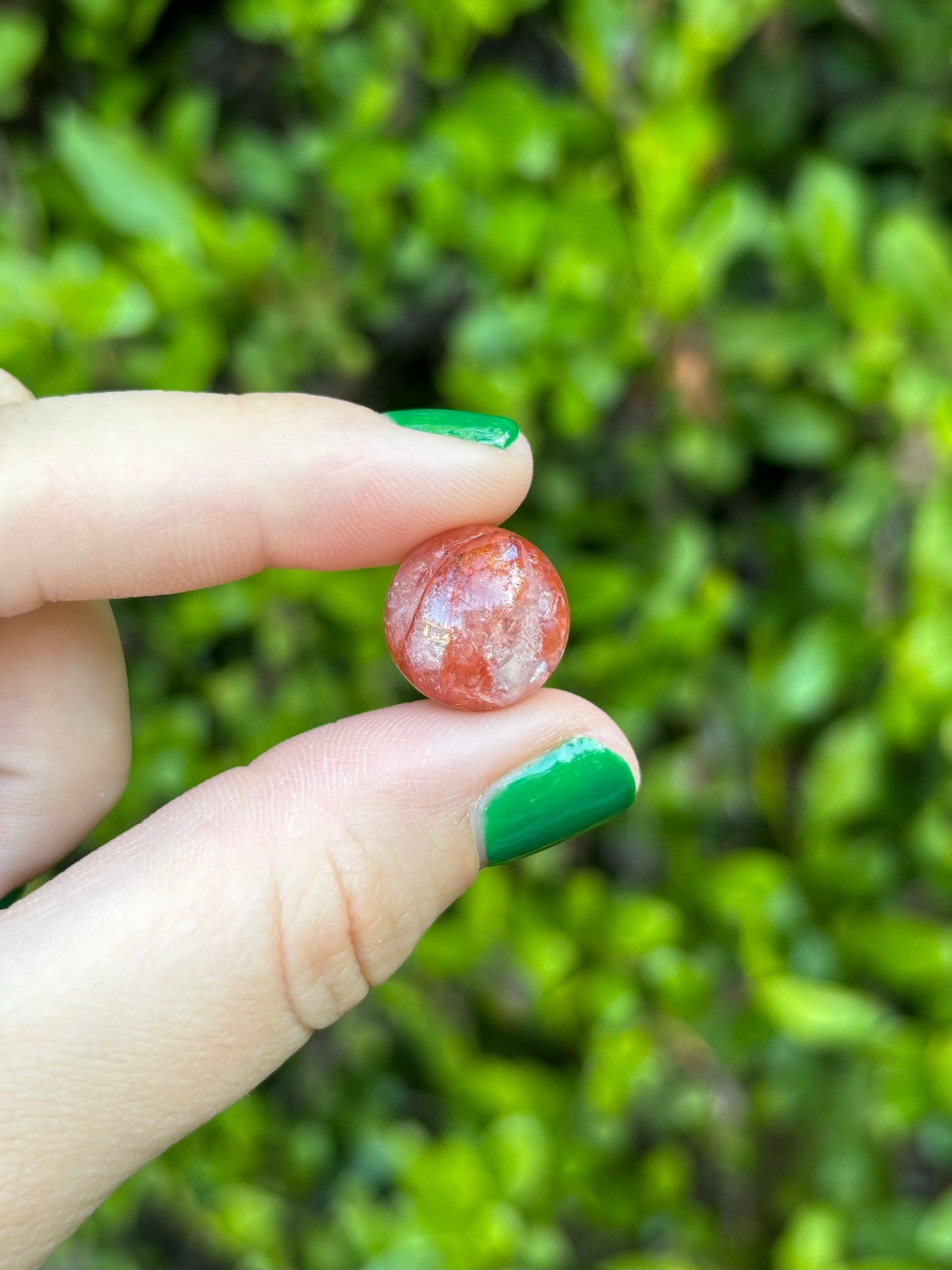 Hematoid Quartz mini spheres