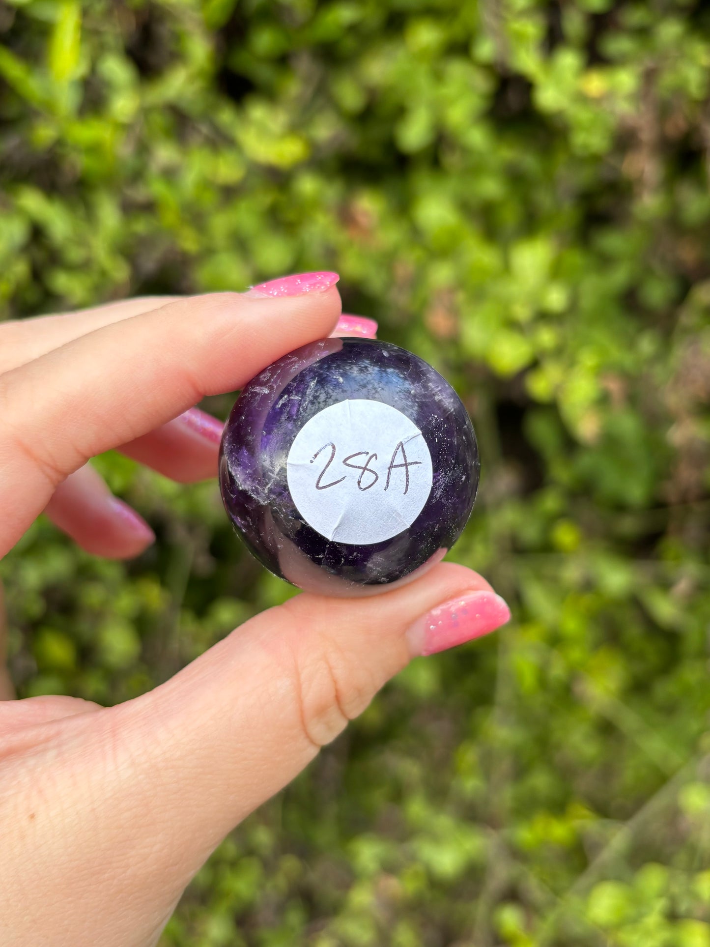 Amethyst spheres