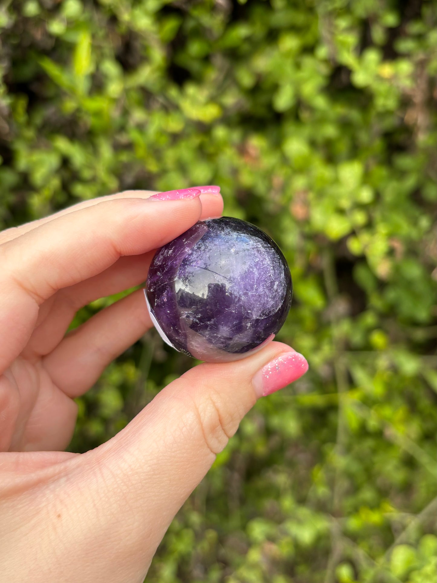 Amethyst spheres