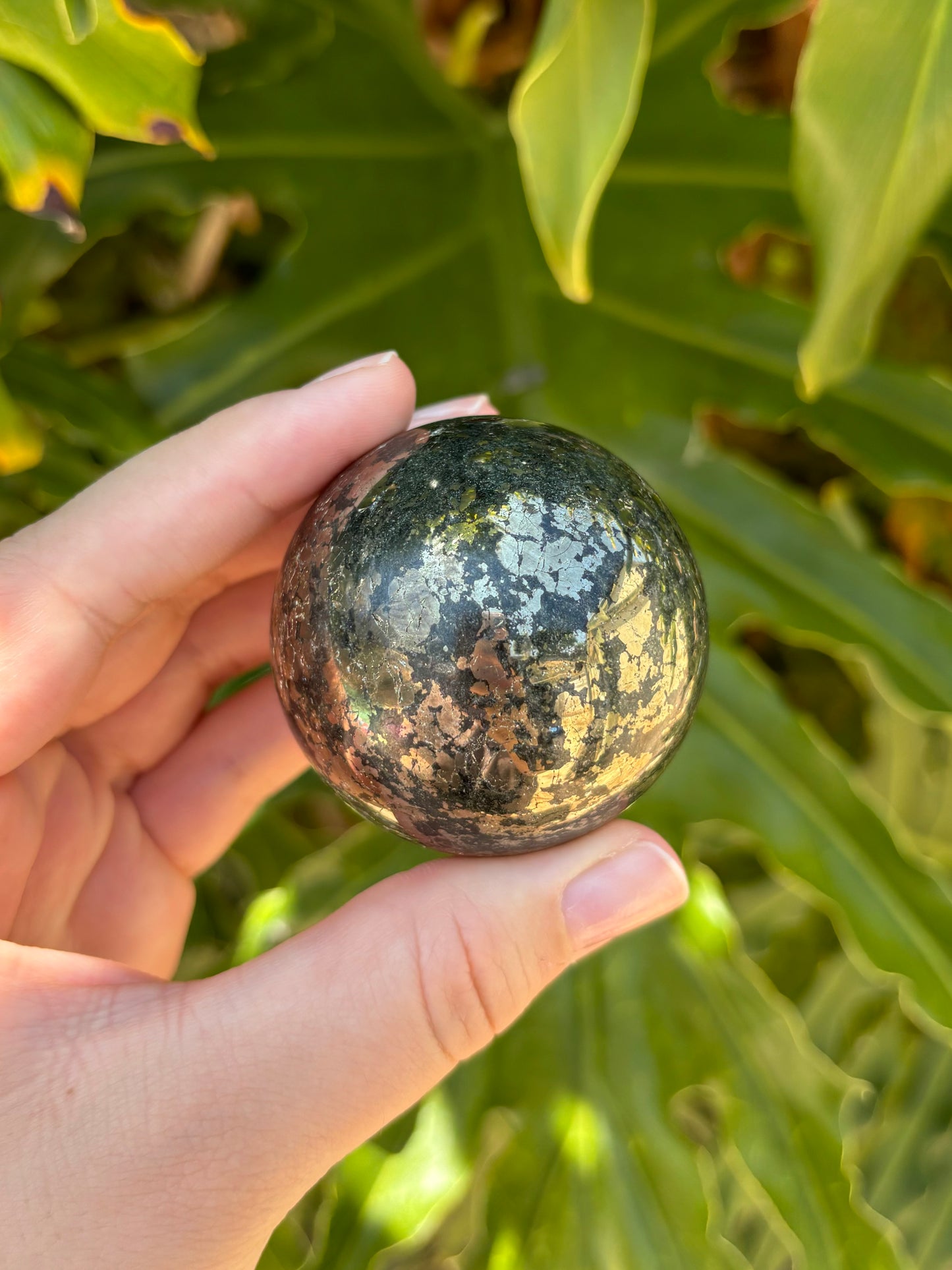 Pyrite spheres