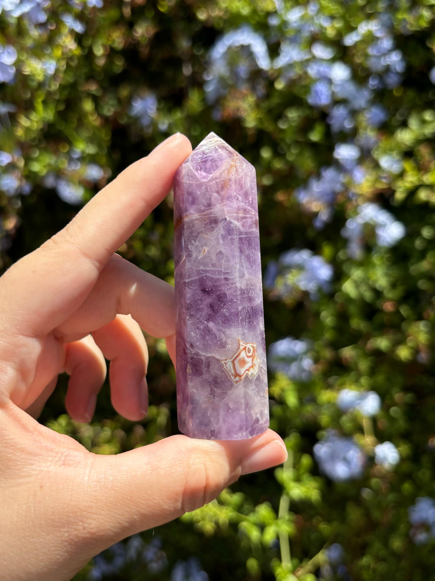 Amethyst x Crazy Lace Agate towers