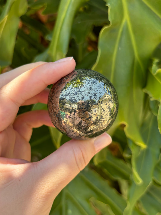 Pyrite spheres