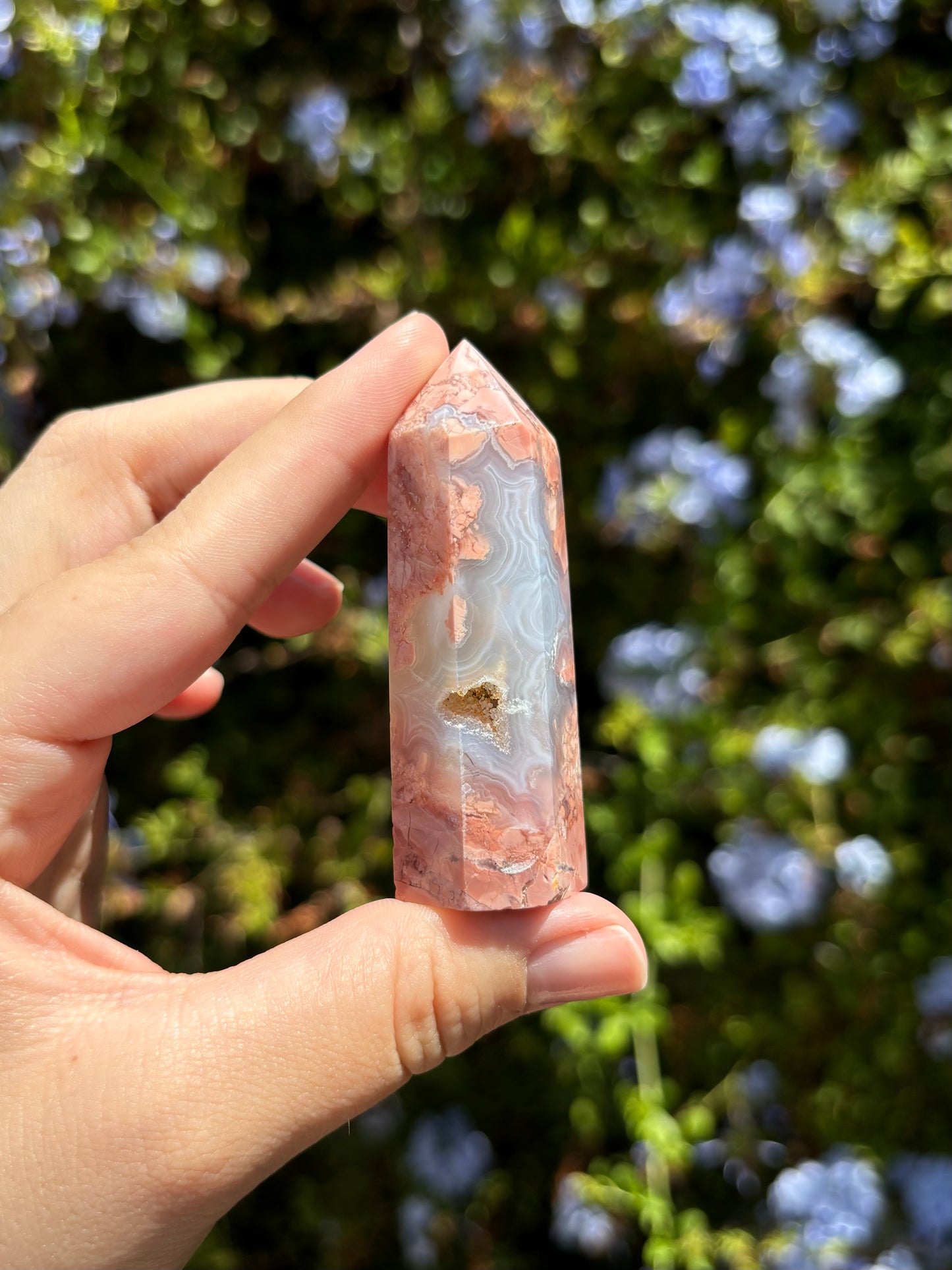 Cotton Candy Agate towers