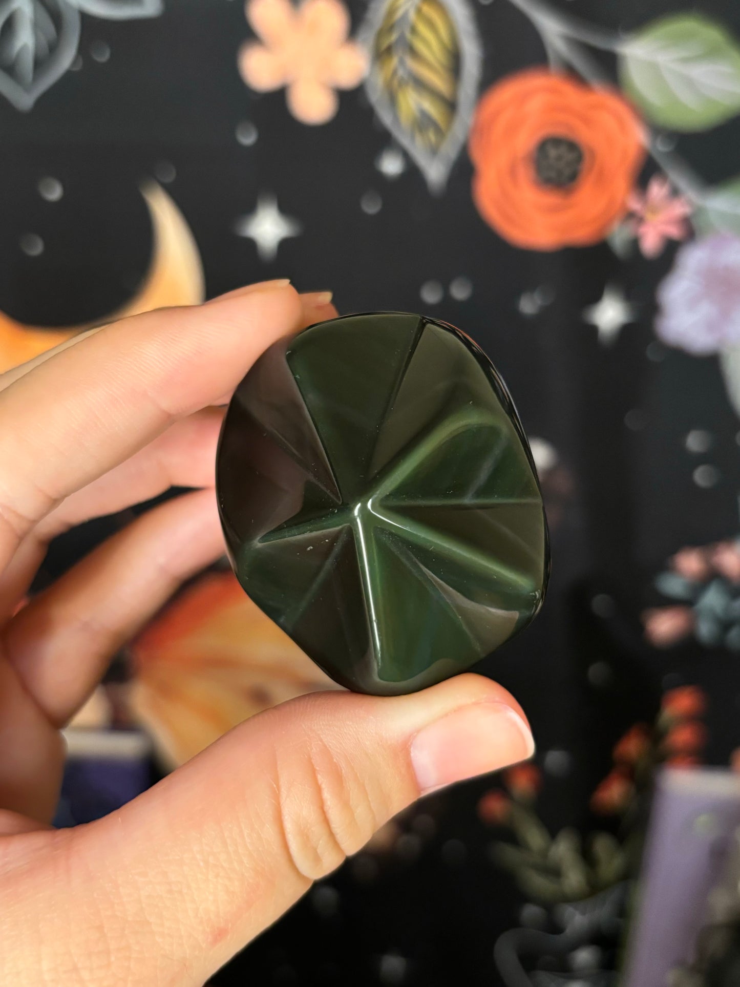 Rainbow Obsidian star C