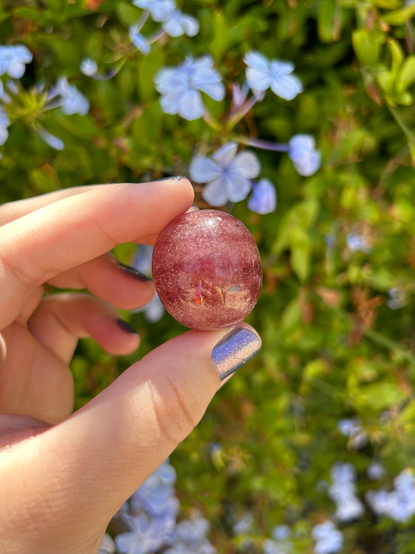 Strawberry Quartz tumbles