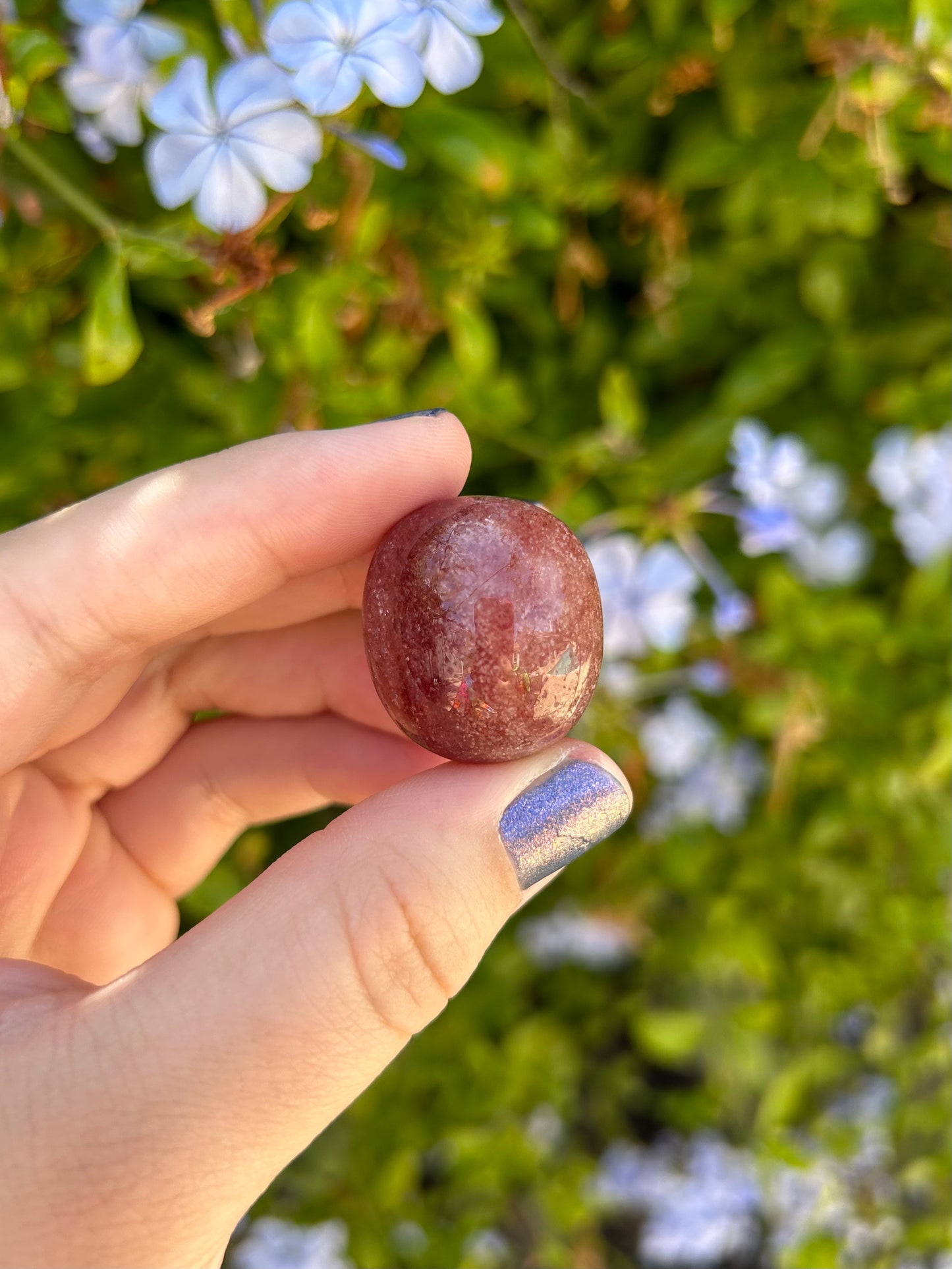 Strawberry Quartz tumbles