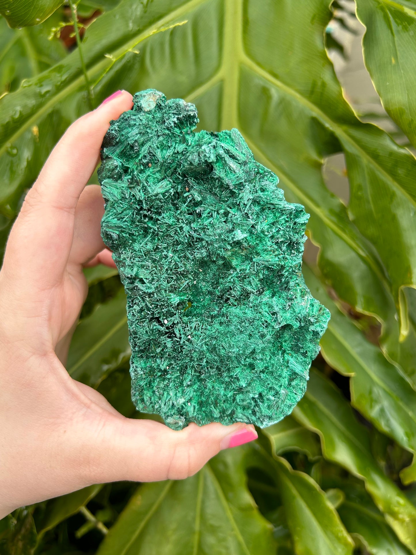 Fibrous Malachite