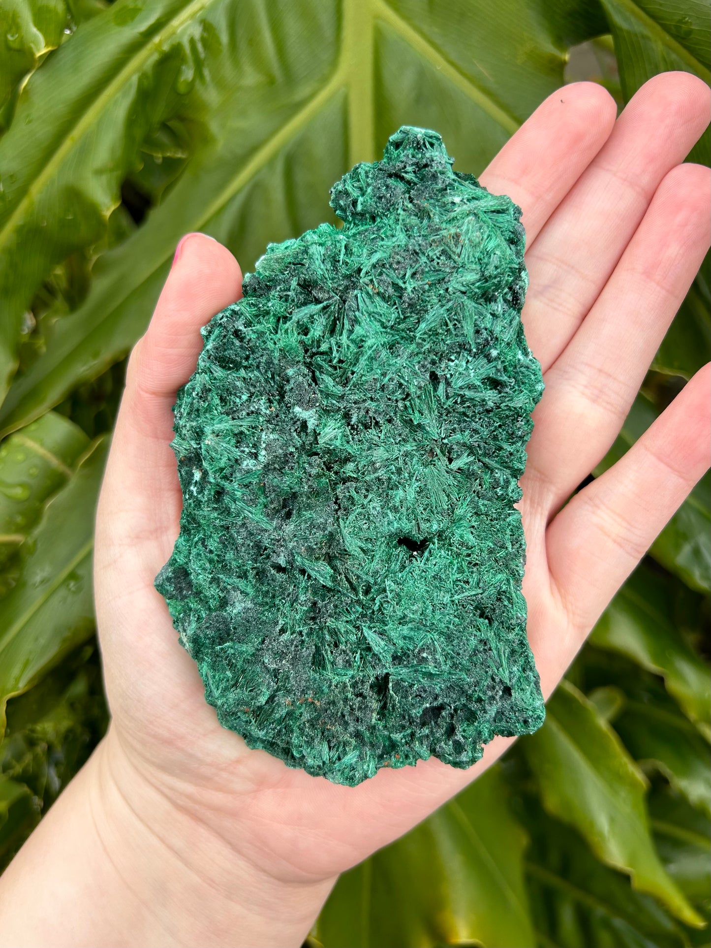 Fibrous Malachite