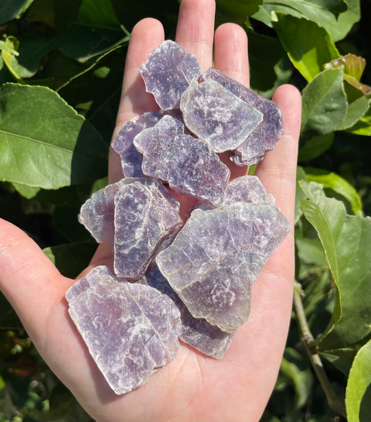 Lepidolite Slices