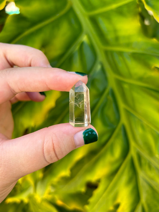 Mini Natural Citrine towers