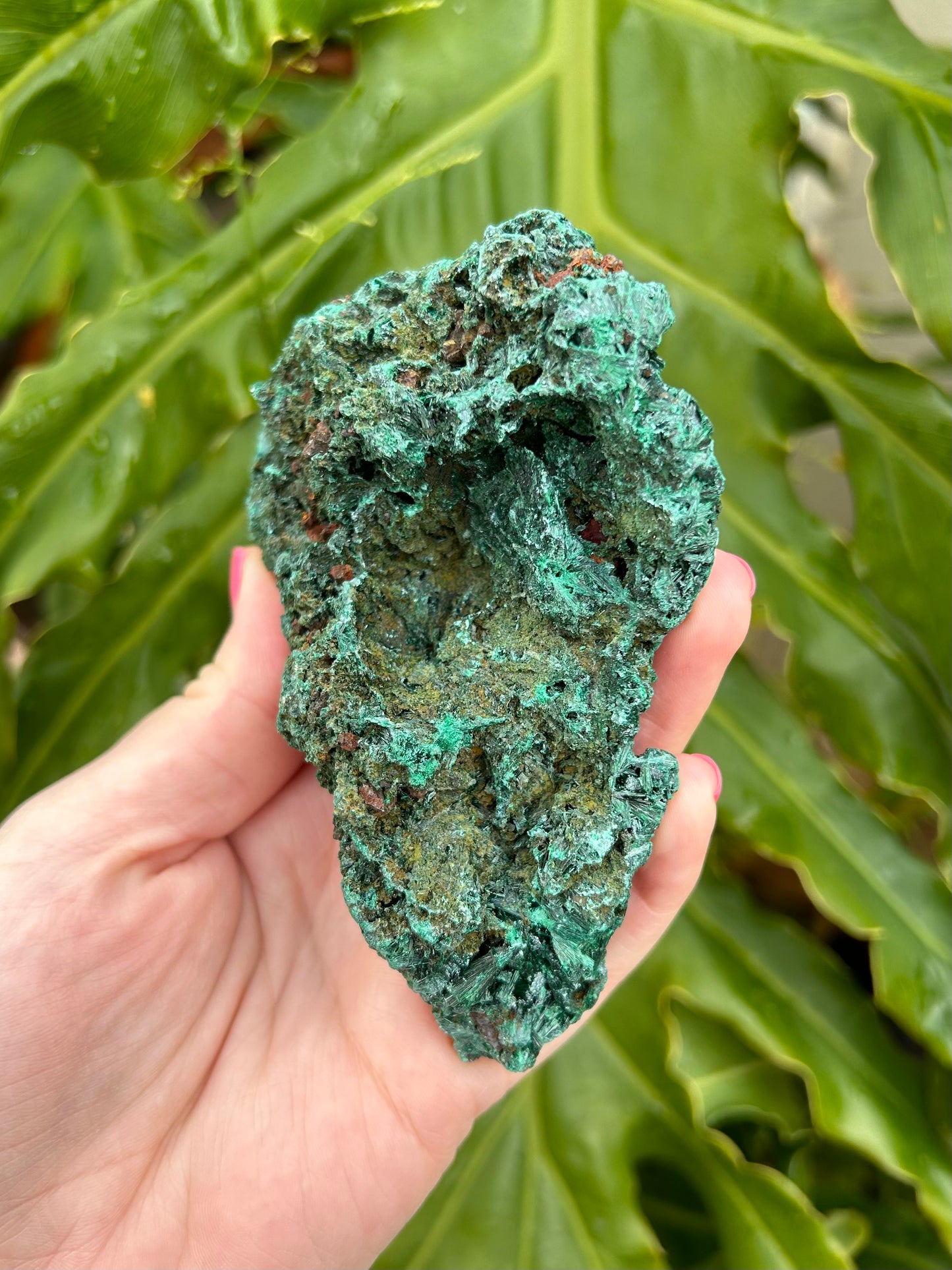 Fibrous Malachite