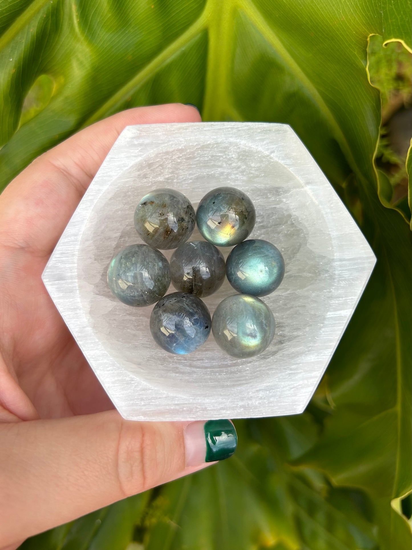 Labradorite spheres - AAA grade