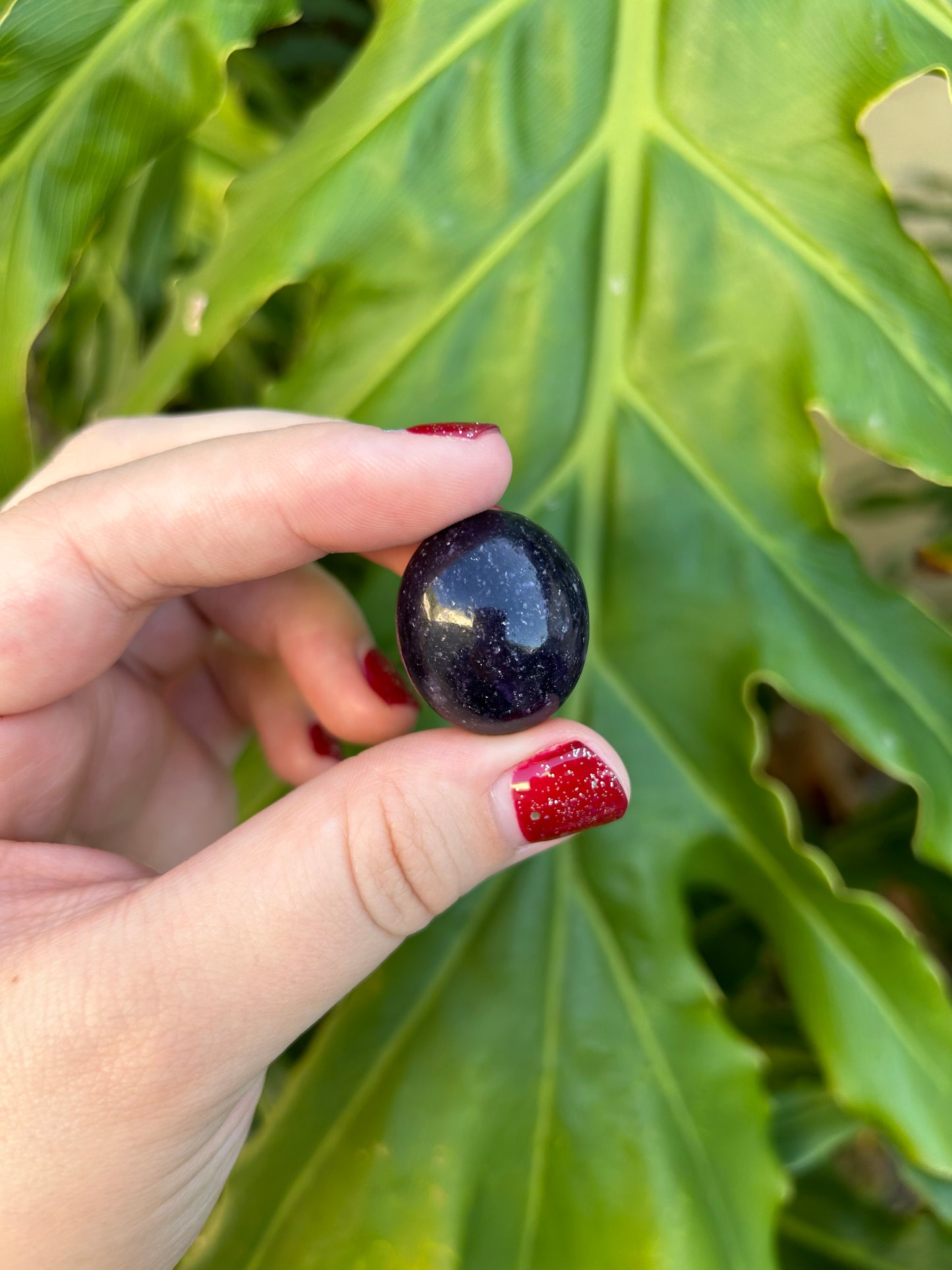 Lepidolite tumbles