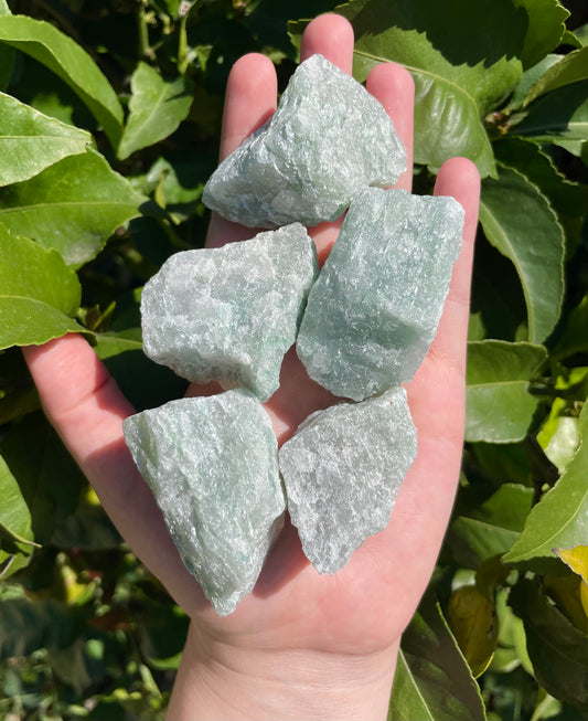 Raw Green Aventurine